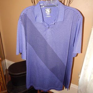 Men's Greg Norman for Tasso Elba Short Sleeved Polo Shirt - Size Large - Purple